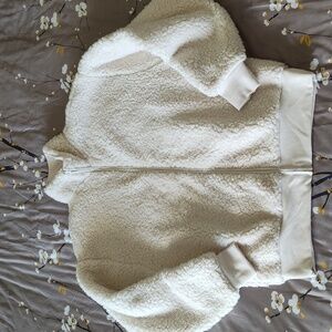 VS Women's Sherpa Jacket Full Zip Bomber Coat NWT